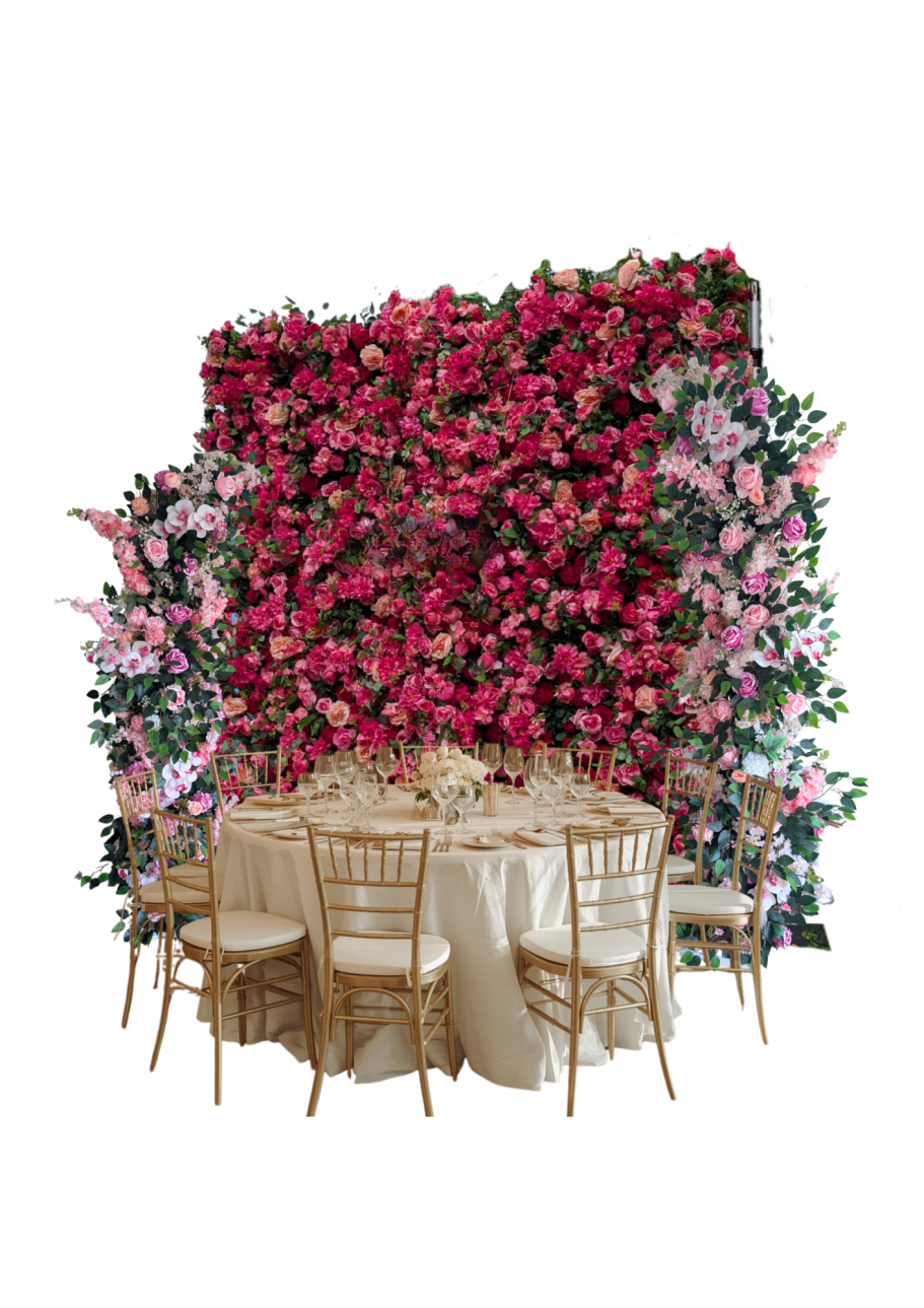 Regular Flower Wall Edith with Broken Arch Sienna