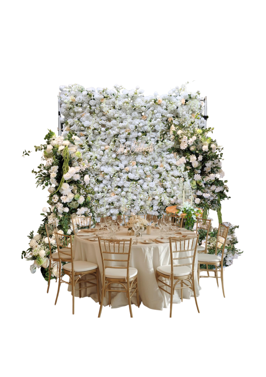 Regular Flower Wall with Broken Arch Grace